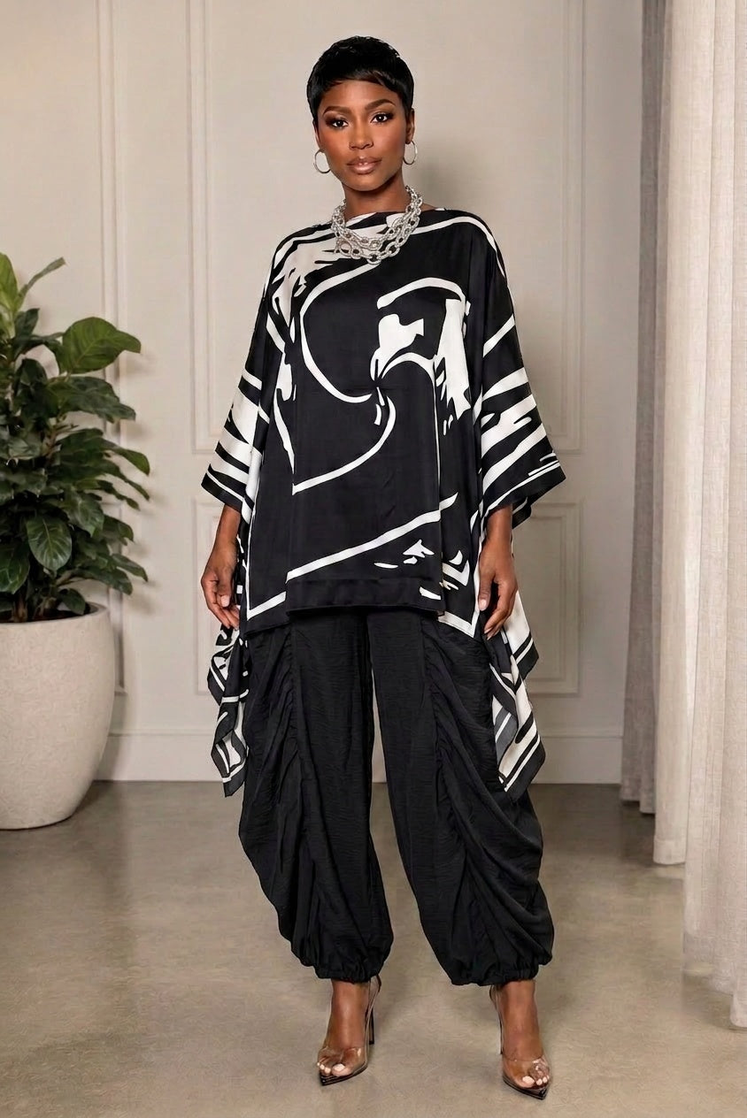 Black Silk Swirl