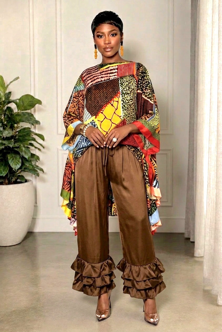 Silk Patchwork Tunic