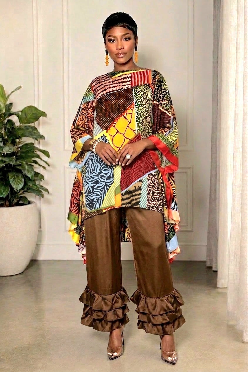 Silk Patchwork Tunic