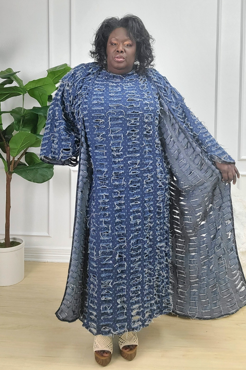 Denim Cuttin Up Kimono