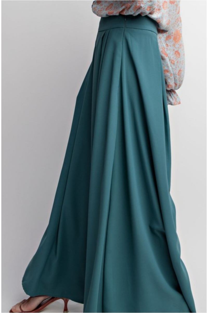 Tailored Teal Palazzo