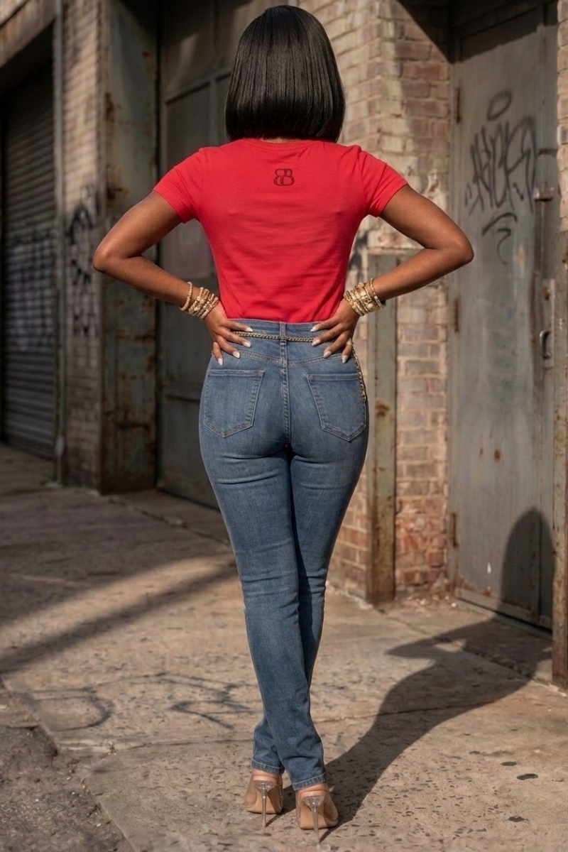 Bouji In Red Tee