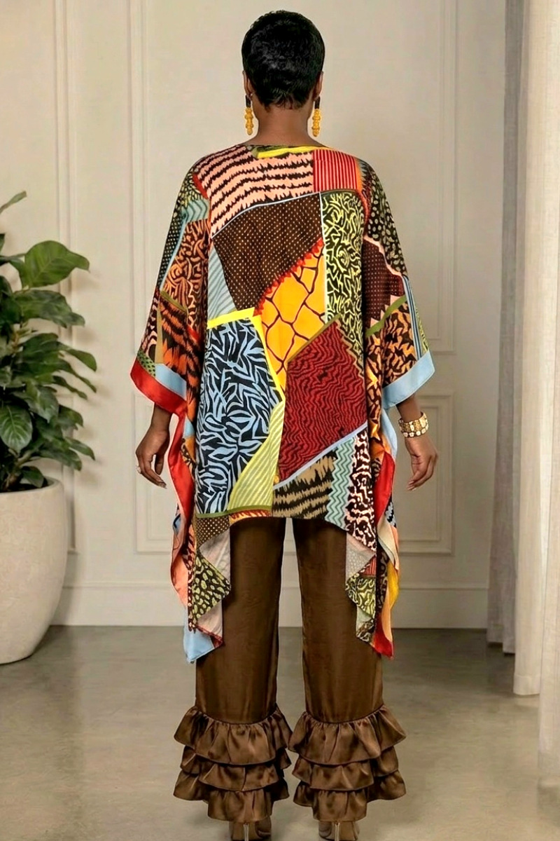Silk Patchwork Tunic